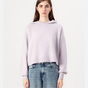 Hollister Women's Lavender Pullover Hooded Sweater